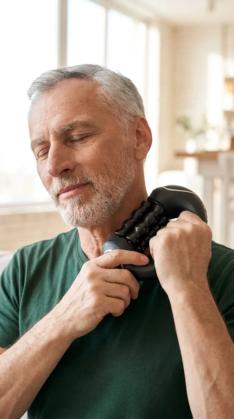 Lifestyle photo depicting improve circulation & overall muscle health